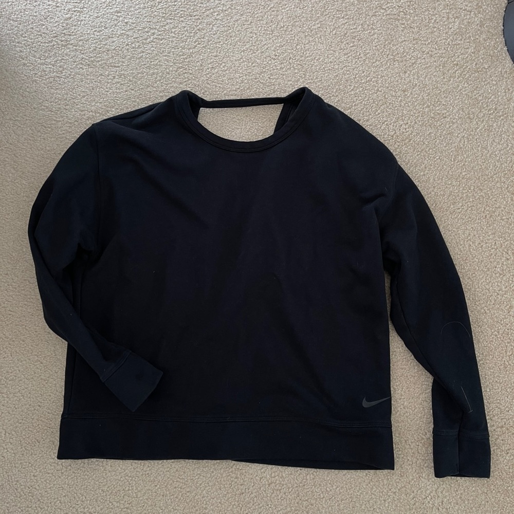 Nike dri-fit open back sweater
